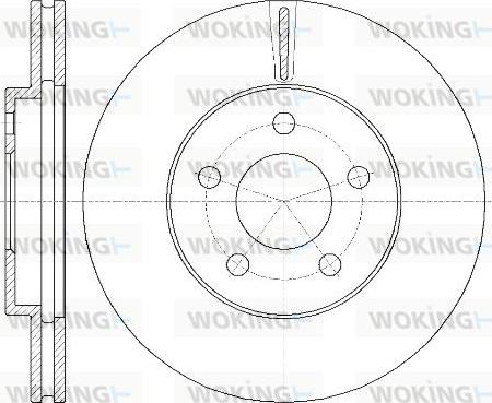 Woking D61369.10 - Kočioni disk www.molydon.hr