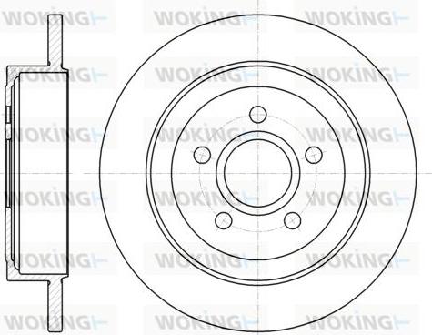 Woking D61364.00 - Kočioni disk www.molydon.hr