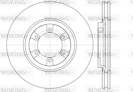 Woking D61366.10 - Kočioni disk www.molydon.hr