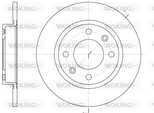 Woking D6136.00 - Kočioni disk www.molydon.hr