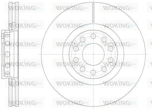 Woking D61362.10 - Kočioni disk www.molydon.hr