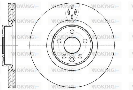 Woking D61304.10 - Kočioni disk www.molydon.hr