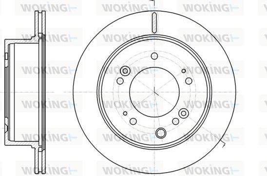 Woking D61306.10 - Kočioni disk www.molydon.hr