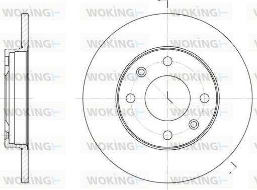 Woking D6130.00 - Kočioni disk www.molydon.hr