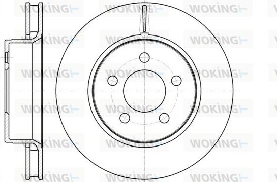 Woking D61301.10 - Kočioni disk www.molydon.hr