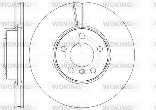 Woking D61307.10 - Kočioni disk www.molydon.hr