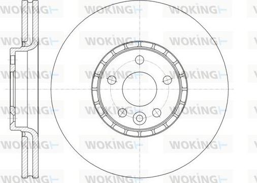 Woking D61319.10 - Kočioni disk www.molydon.hr