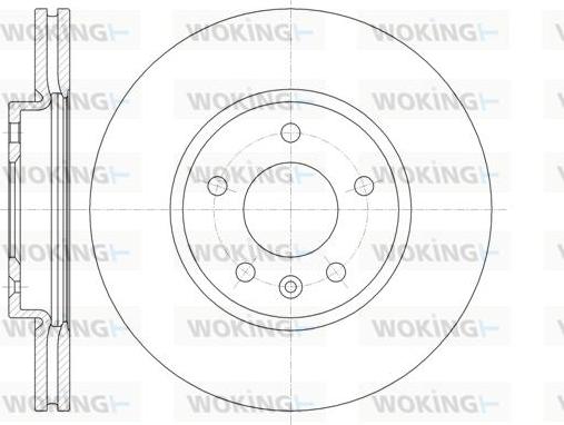 Woking D61314.10 - Kočioni disk www.molydon.hr