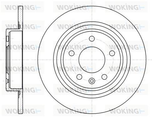 Woking D61315.00 - Kočioni disk www.molydon.hr