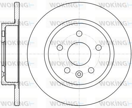 Woking D61316.00 - Kočioni disk www.molydon.hr