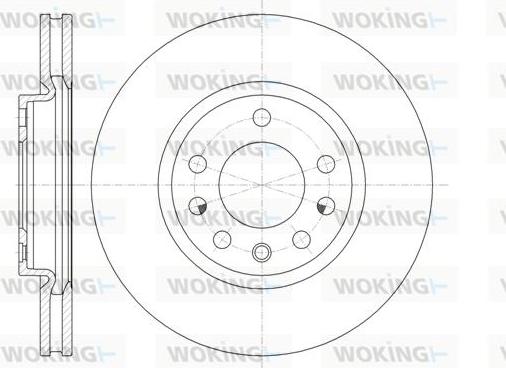 Woking D61318.10 - Kočioni disk www.molydon.hr