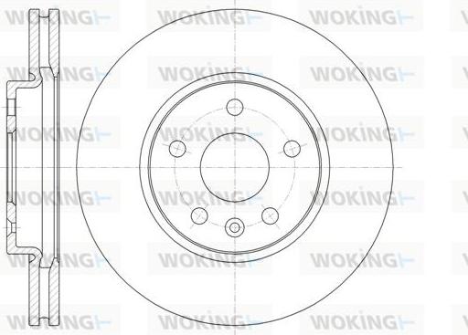 Woking D61313.10 - Kočioni disk www.molydon.hr