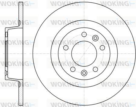 Woking D61312.00 - Kočioni disk www.molydon.hr