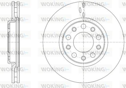 Woking D61389.10 - Kočioni disk www.molydon.hr