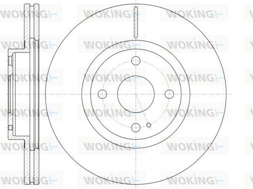 Woking D61380.10 - Kočioni disk www.molydon.hr