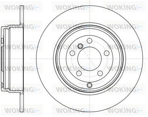 Woking D61381.00 - Kočioni disk www.molydon.hr