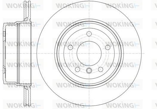 Woking D61336.10 - Kočioni disk www.molydon.hr