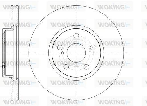 Woking D61330.10 - Kočioni disk www.molydon.hr