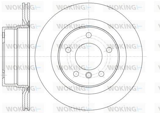 Woking D61338.10 - Kočioni disk www.molydon.hr