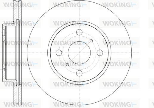 Woking D61332.10 - Kočioni disk www.molydon.hr