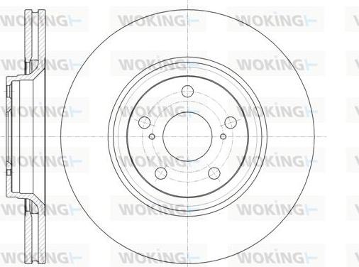 Woking D61329.10 - Kočioni disk www.molydon.hr