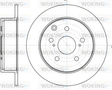 Woking D61324.00 - Kočioni disk www.molydon.hr