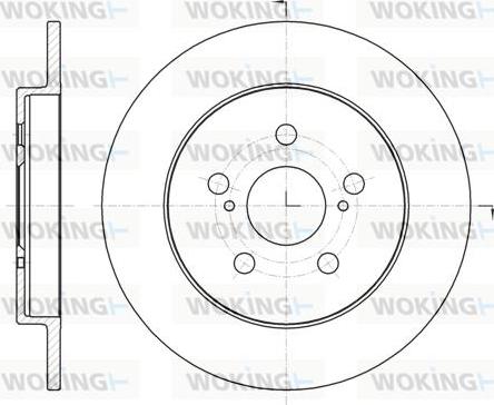 Woking D61326.00 - Kočioni disk www.molydon.hr