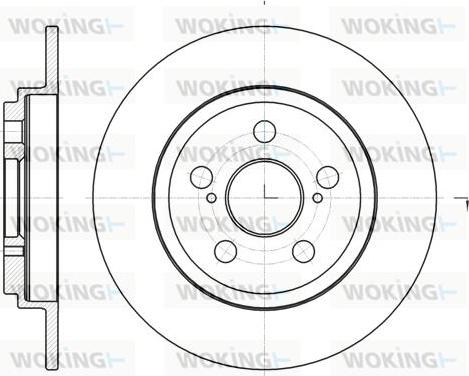 Woking D61328.00 - Kočioni disk www.molydon.hr