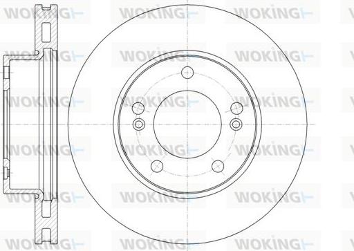 Woking D61323.10 - Kočioni disk www.molydon.hr