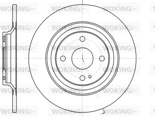 Woking D61379.00 - Kočioni disk www.molydon.hr