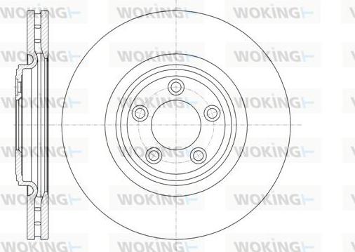 Woking D61374.10 - Kočioni disk www.molydon.hr