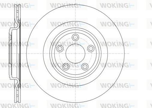 Woking D61375.10 - Kočioni disk www.molydon.hr