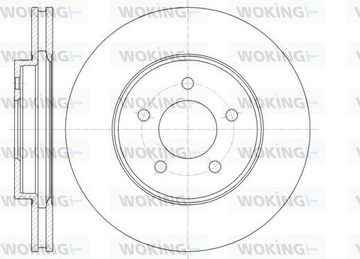 Woking D61376.10 - Kočioni disk www.molydon.hr