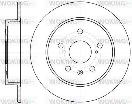 Woking D61372.00 - Kočioni disk www.molydon.hr