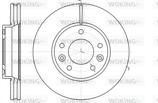 Woking D61294.10 - Kočioni disk www.molydon.hr