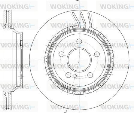 Woking D61296.10 - Kočioni disk www.molydon.hr