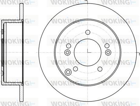 Woking D61293.00 - Kočioni disk www.molydon.hr