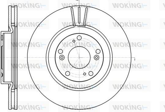 Woking D61297.10 - Kočioni disk www.molydon.hr