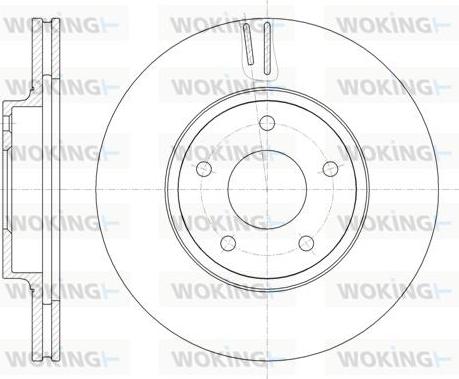 Woking D61243.10 - Kočioni disk www.molydon.hr