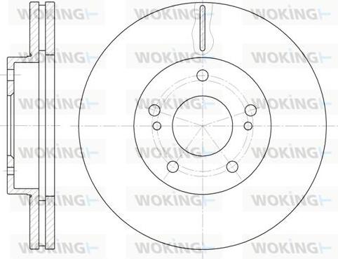 Woking D61242.10 - Kočioni disk www.molydon.hr