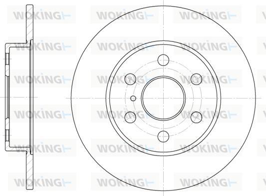 Woking D61258.00 - Kočioni disk www.molydon.hr