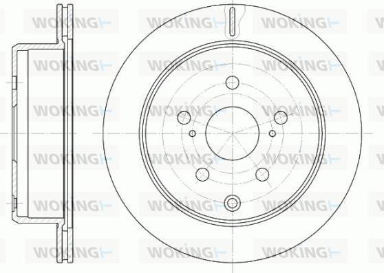 Woking D61253.10 - Kočioni disk www.molydon.hr