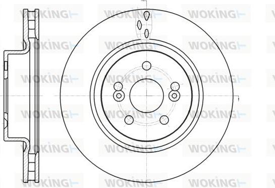 Woking D61264.10 - Kočioni disk www.molydon.hr