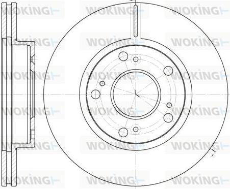 Woking D61263.10 - Kočioni disk www.molydon.hr