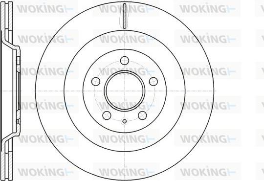 Woking D61267.10 - Kočioni disk www.molydon.hr