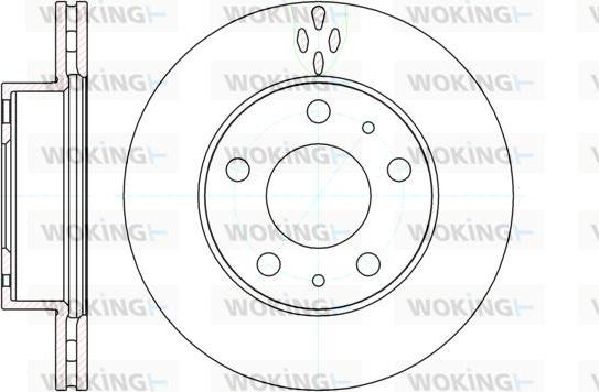 Woking D61204.10 - Kočioni disk www.molydon.hr