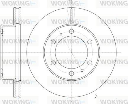 Woking D61205.10 - Kočioni disk www.molydon.hr