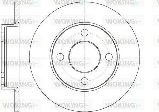 Woking D6120.00 - Kočioni disk www.molydon.hr