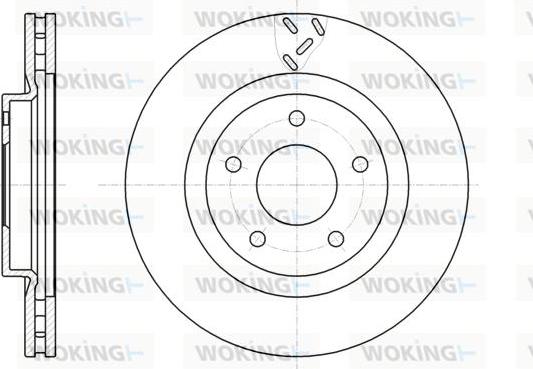 Woking D61200.10 - Kočioni disk www.molydon.hr