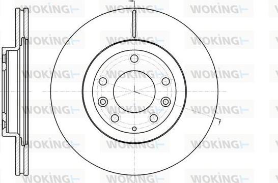 Woking D61215.10 - Kočioni disk www.molydon.hr